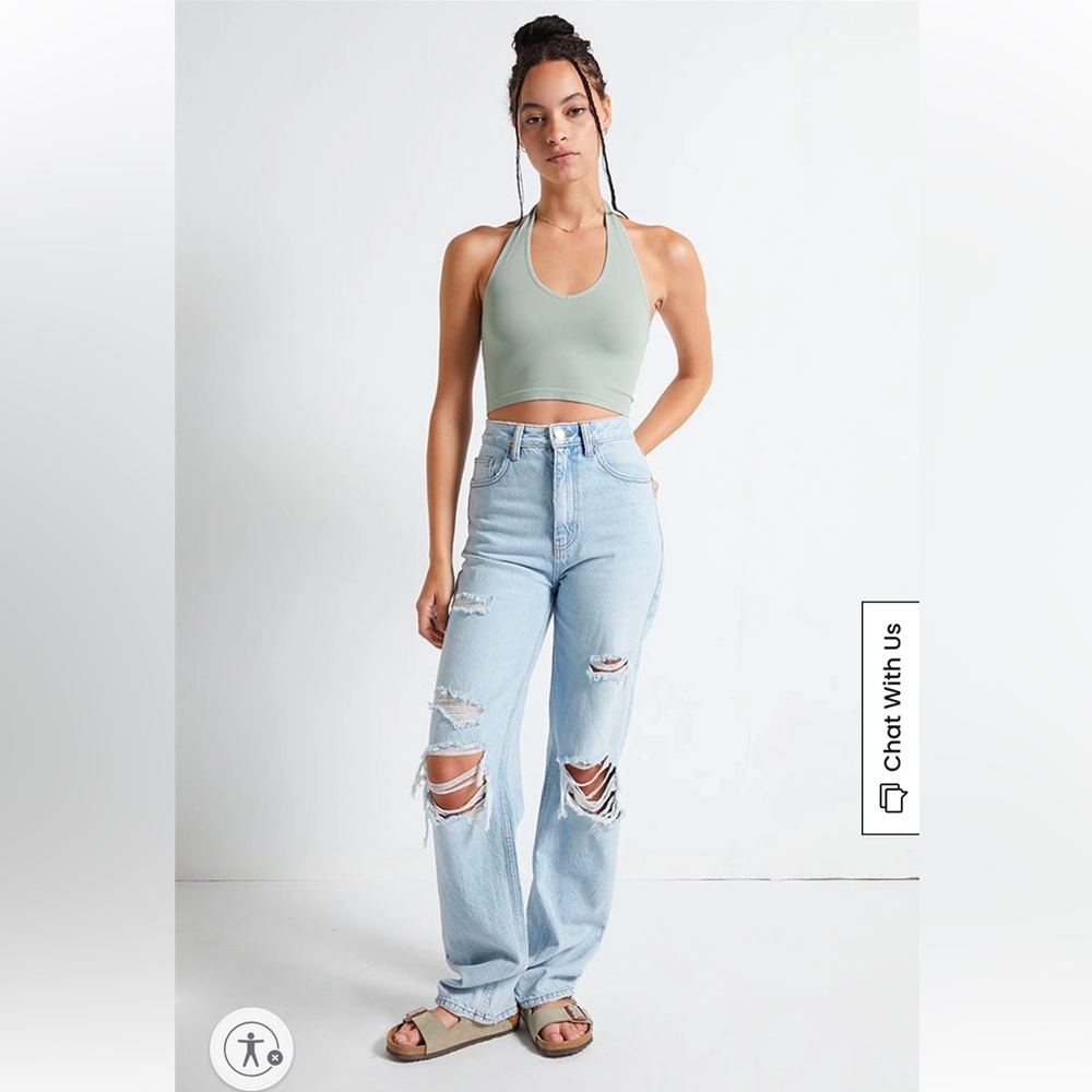 PacSun Light Blue Ripped '90s Boyfriend Jeans